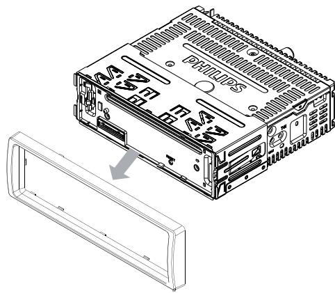 PHILIPS CE135BT - Retirer l'unité - 1