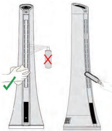 AERIAN BTF30DUALPURE - Nettoyer l'extérieur de l'appareil - 1