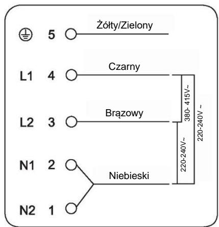 HAIER HAMTP64MC - Podłuczanie płyty do zasilania sieciowego - 3