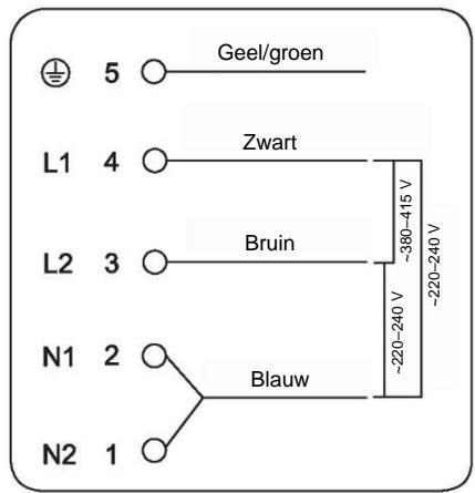 HAIER HAMTP64MC - De kookplaat aansluiten op de netvoeding - 3