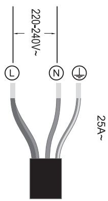 HAIER HAMTP64MC - Branchement de la plaque sur le secteur - 5