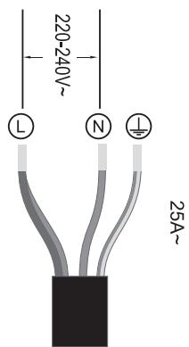 HAIER HAMTP64MC - Collegamento del piano cottura alla rete elettrica - 5
