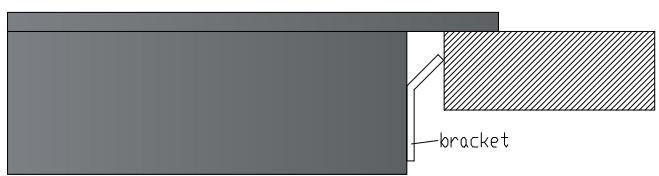 HAIER HAMTP64MC - Adjusting the bracket position - 2