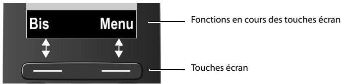 GIGASET 540 TRIO NOIR - Touches écran - 1
