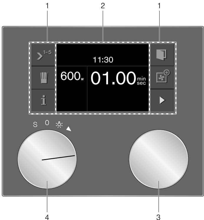 GAGGENAU BmM451100 - Afficheur et éléments de commande - 1