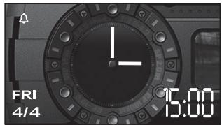 PENTAX OPTIO WG-4 - Affichage de l'horloge - 1