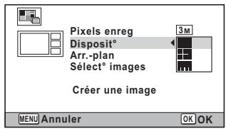 PENTAX OPTIO WG-4 - Sélection du modèle de disposition - 1