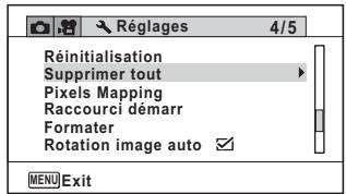 PENTAX OPTIO WG-4 - Appuyez sur le bouton MENU en mode l - 1