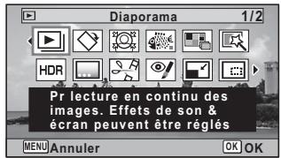 PENTAX OPTIO WG-4 - Utilisez le bouton de navigation (  ) pour sélectionner une icône. - 1