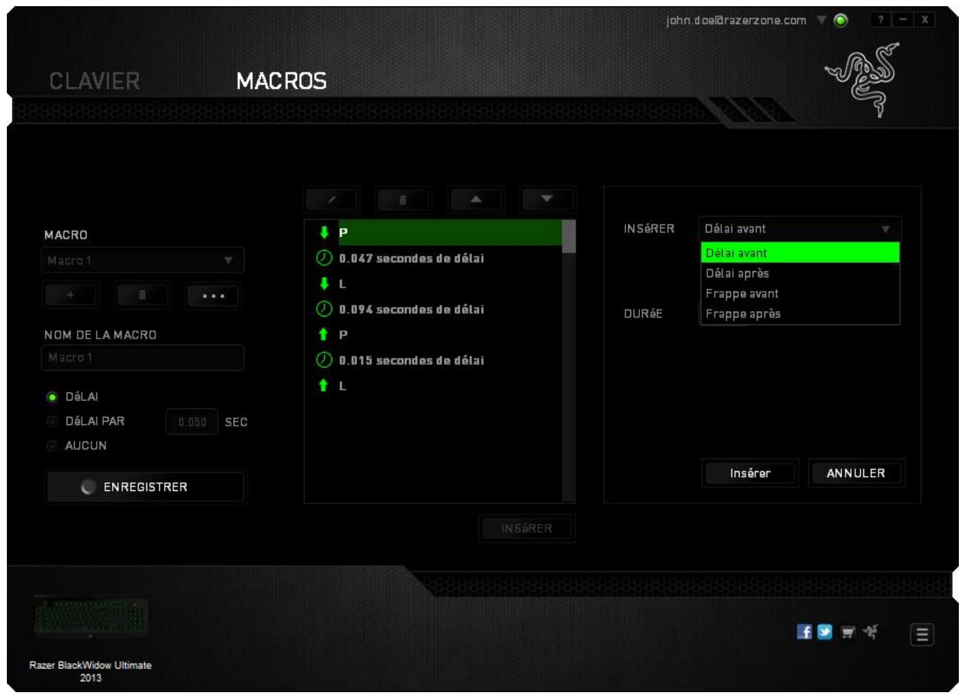 RAZER RONAN - Onglet mode jeu - 5