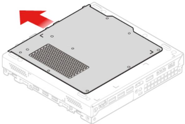 LENOVO M720q - Remplacement du carter inférieur - 1