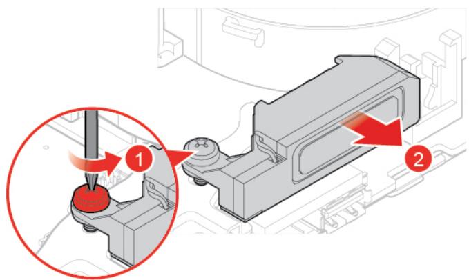LENOVO M720q - Remplacement du haut-parleur avancé - 1