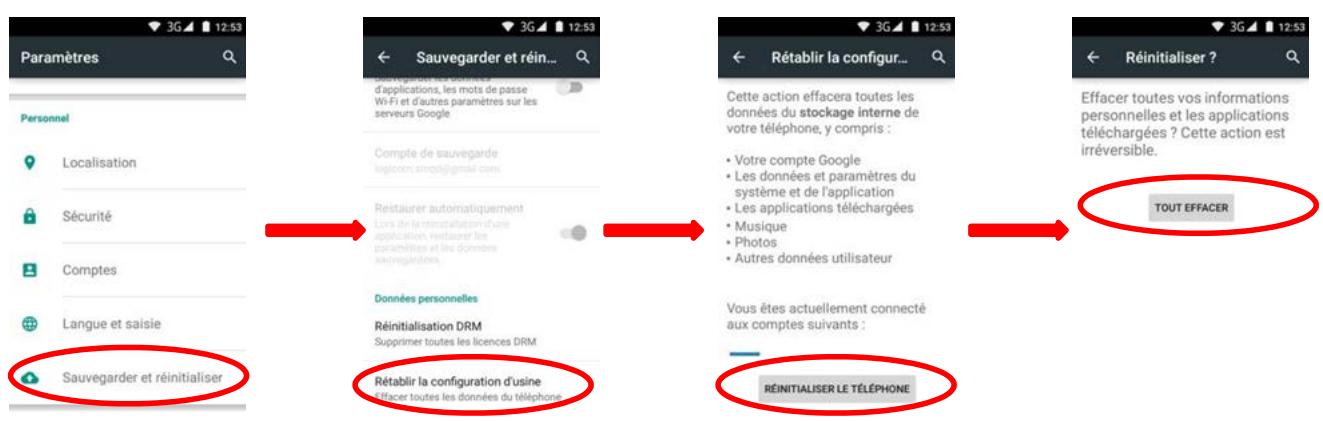 LOGICOM iD_BOT 53 8Gc - Réinitialisation du système - 1