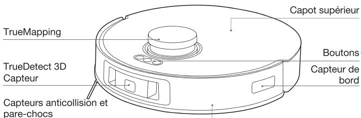 ECOVACS DEEBOT T30 PROOMNI - SCHEMA DU PRODUIT - 1