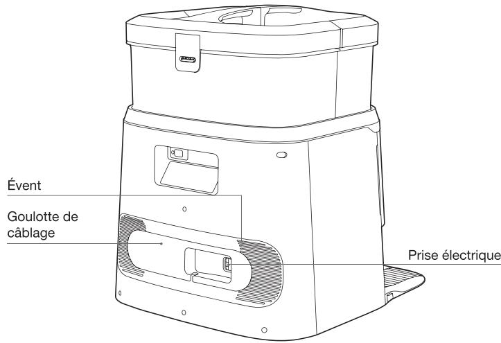 ECOVACS DEEBOT T30 PROOMNI - Station OMNI (arrière) - 1