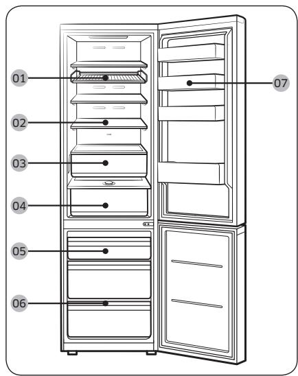 SAMSUNG RLS4T620FSA - Présentation rapide du réfrigérateur - 1