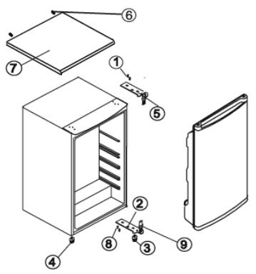 FORTEX L240 - INVERSION DU SENS D'OUVERTURE DE LA PORTE - 1