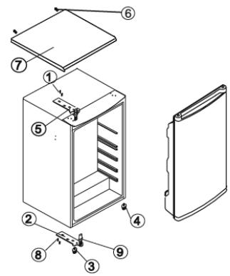FORTEX L240 - INVERSION DU SENS D'OUVERTURE DE LA PORTE - 2