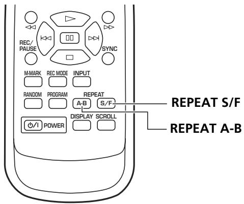 YAMAHA MDX-E300 - Répétition de la lecture - 1