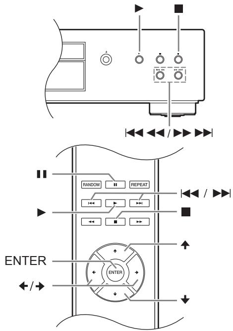 PIONEER PD-30AE - Sélection de fichiers dans le mode tous les dossiers - 1