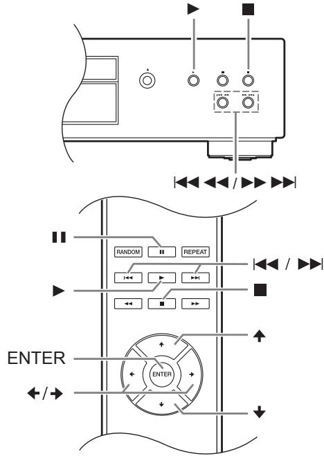 PIONEER PD-30AE - Sélection de fichiers dans le mode de navigation - 1