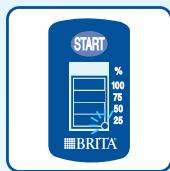 BRITA FUN BLEU NEW - Carafe filtrante BRITA avec memo - 1