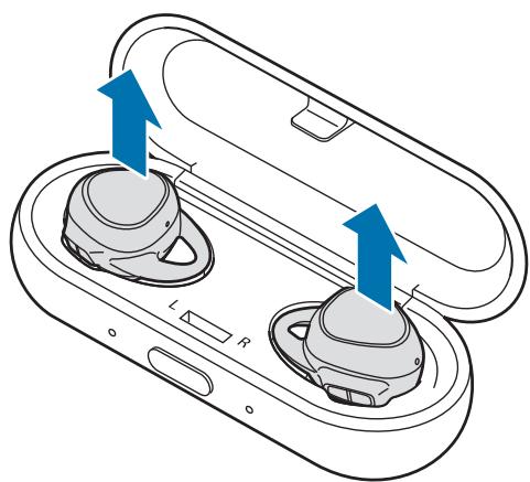 SAMSUNG GEAR iCON X BLEU - Activer les mini-oreillettes - 3