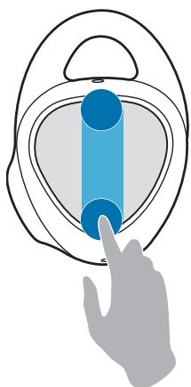 SAMSUNG GEAR iCON X BLEU - Maintenir appuyé - 1