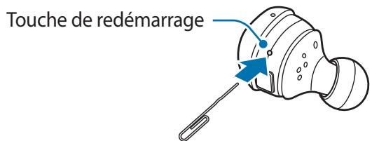 SAMSUNG GEAR iCON X BLEU - Éteindre et redémarrer les mini-oreillettes - 1
