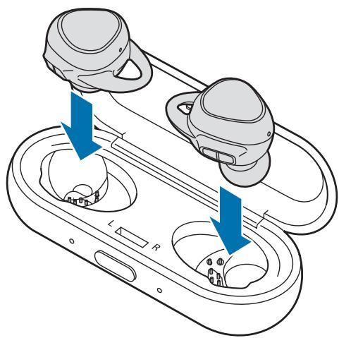 SAMSUNG GEAR iCON X BLEU - Activer les mini-oreillettes - 2