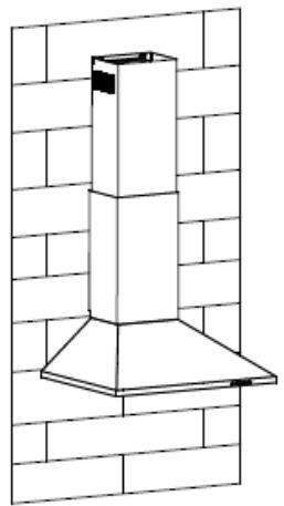 HAIER HOTTEHADGICS46BWIFI - INSTALLATION(AIR DEFLECTOR FOR T-SHAPE, CURVED GLASS, FLAT GLASS MODELS): - 4