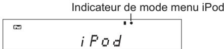 ONKYO CS-545 - Utilisation du menu de l'ipod / iphone (télécommande uniquement) - 1