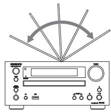 ONKYO CS-545 - Ajustement et installation de l'antenne FM - 1