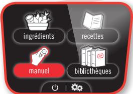 MOULINEX CE859800R - Menu manuel - 7