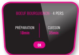 MOULINEX CE859800R - MENU recettes : - 15