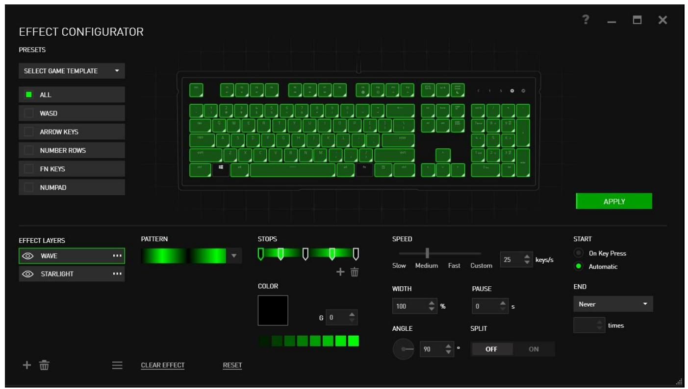RAZER ORNATA - Effect Configurator - 1