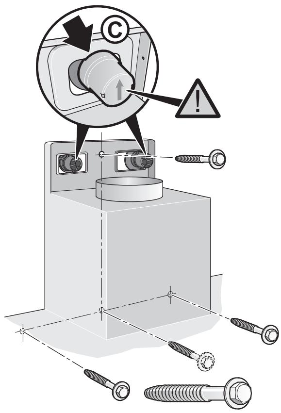 GAGGENAU AW 220-120 INOX - Vis de sécurisation et capuchons de sécurisation - 1