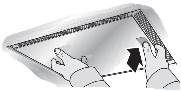 GAGGENAU AW 220-120 INOX - Dépose et incorporation des filtres métalliques à graisse - 2