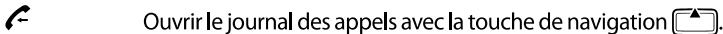 GIGASET DA710 - Composition d'un nombre à partir du journal des appels - 4