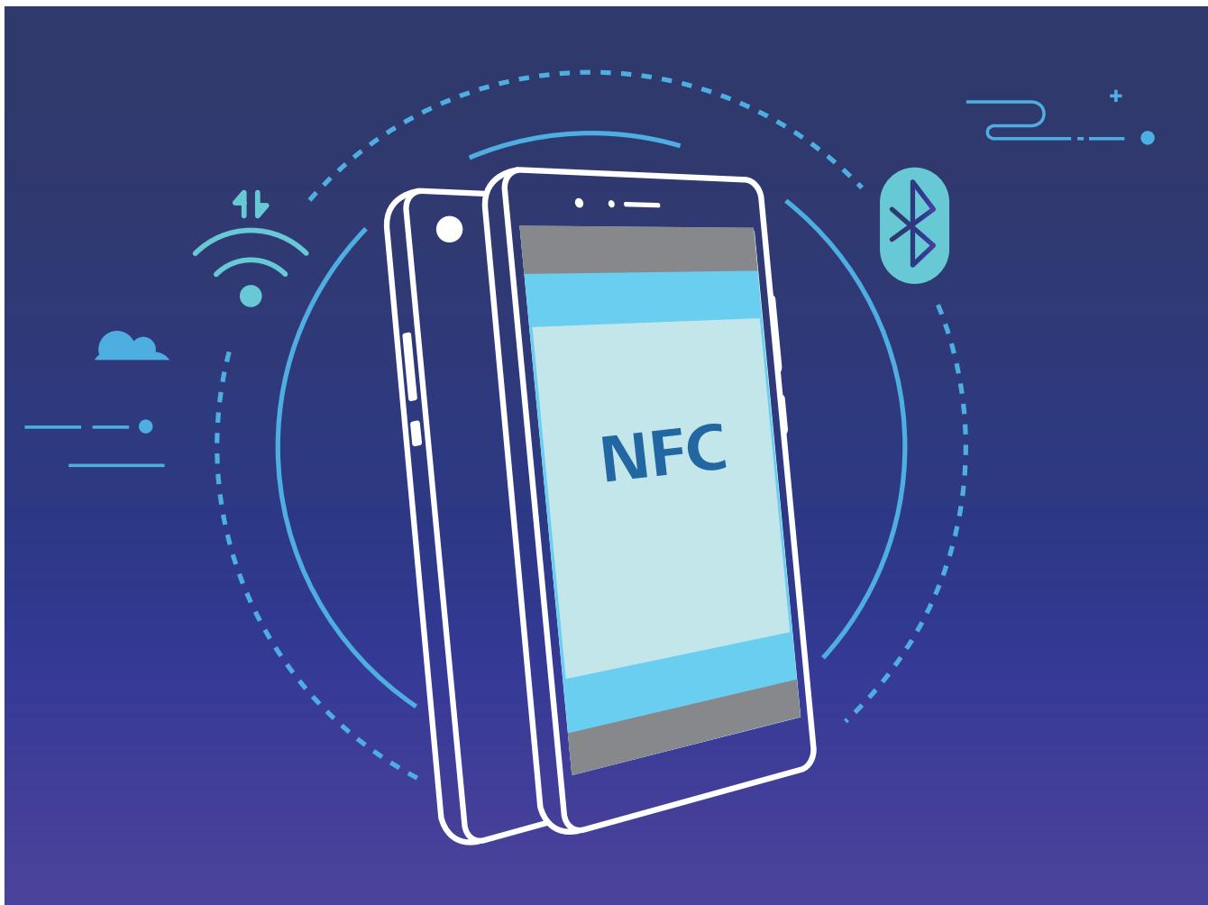 HUAWEI nova 5st - Utilisation de la NFC pour l'établissement rapide de connexions entre appareils - 1