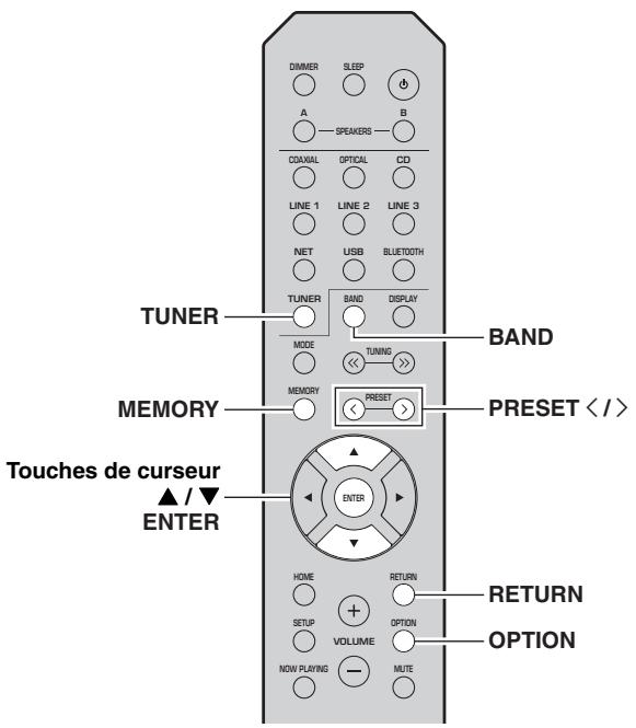 YAMAHA FMUSICCSTRN402BLACK - Utilisation de la fonction de préselection - 2