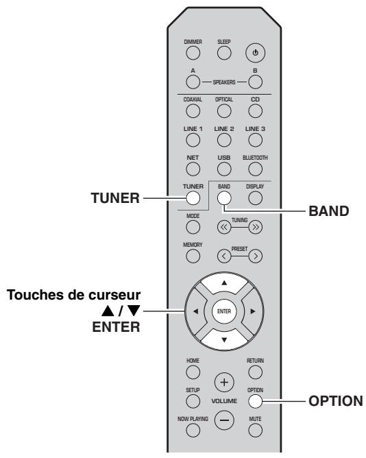 YAMAHA FMUSICCSTRN402BLACK - Vérifier la force du signal de chaque canal DAB - 1