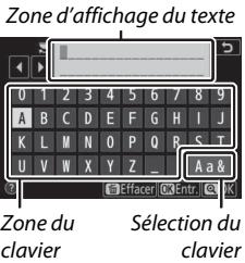NIKON Z6 - Saisie de texte - 1