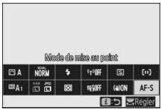 NIKON Z6 - Choix d'un mode de mise au point - 1