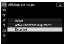 NIKON Z6 - Affichez les options. - 2