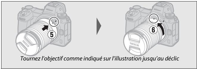 NIKON Z6 - Fixation d'un objectif - 3