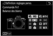 NIKON Z6 - Choisissez une commande. - 1