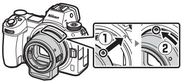 NIKON Z6 - Fixation de l'adaptateur et de l'objet - 1