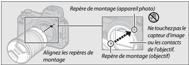NIKON Z6 - Fixation d'un objectif - 2