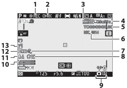 NIKON Z6 - Moniteur : mode vidéo - 1